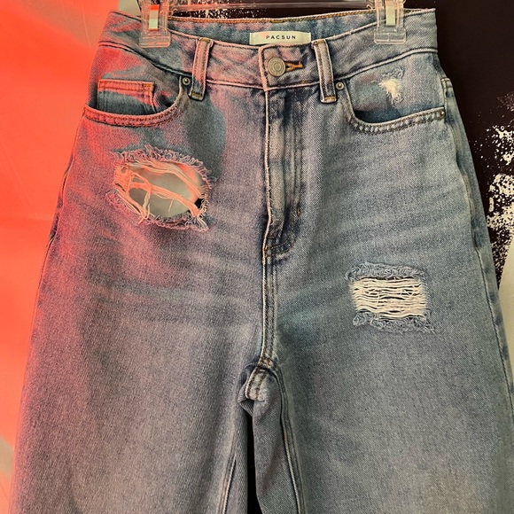 blue pacsun mom jeans - Picture 3 of 3